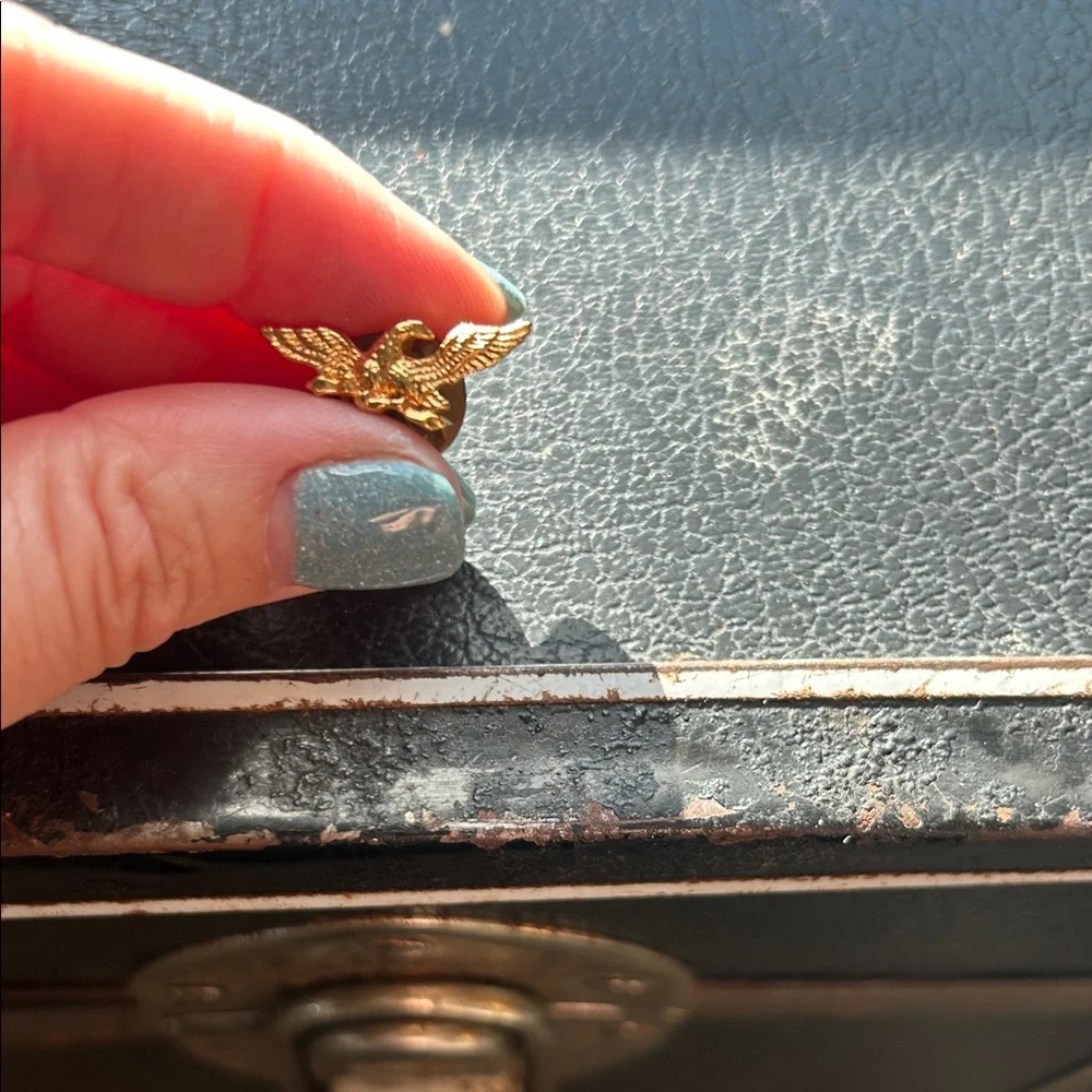 Gold Eagle Lapel Pin